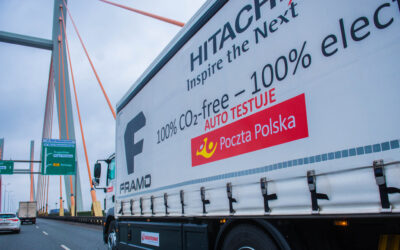 POCZTA POLSKA I ŻABKA TESTUJĄ NAJWIĘKSZĄ ELEKTRYCZNĄ CIĘŻARÓWKĘ