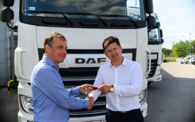 Wydanie ciągników siodłowych DAF XF 480 dla Grupy Globgranit