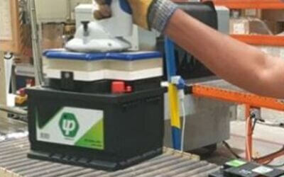 Pneumatyczne ramię do paletyzacji w ID Logistics