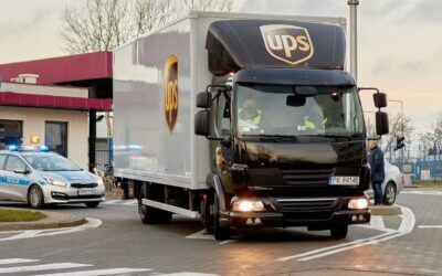 UPS dostarcza szczepionkę w Europie